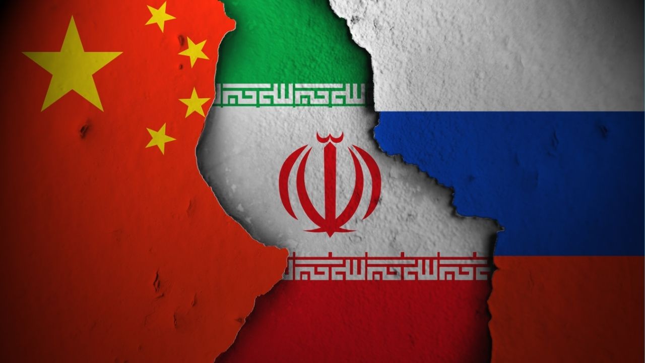 Iran, China, and Russia signed a new strategic pact linking the three powers in coordinated diplomatic, economic and security cooperation while stopping short of a formal military alliance. (Shutterstock)