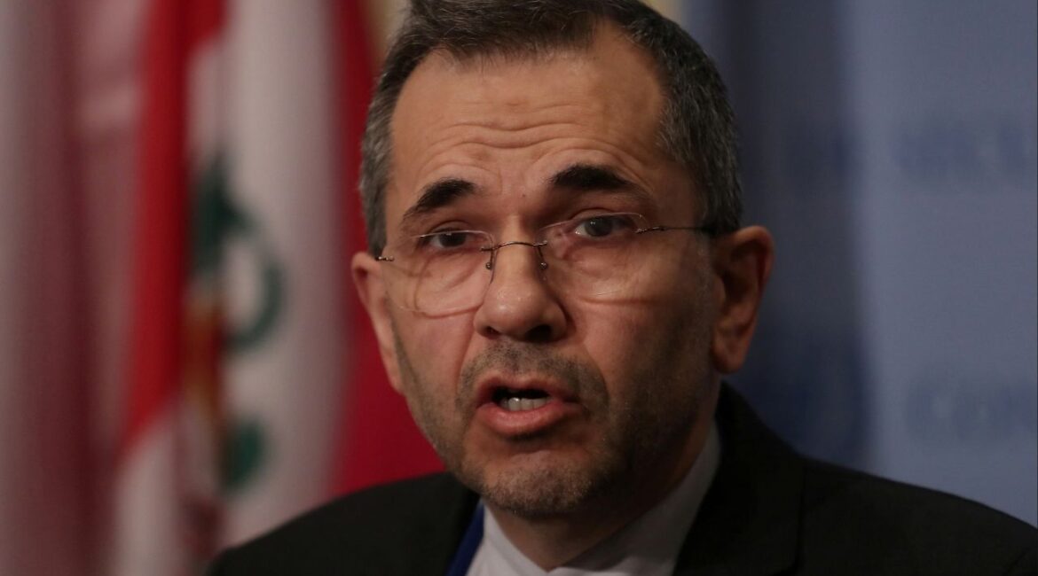 Iranian Deputy Foreign Minister Majid Takht-Ravanchi, at the time its U.N. ambassador, speaks to the media outside Security Council chambers at the U.N. headquarters in New York, U.S., June 24, 2019. (Reuters File)