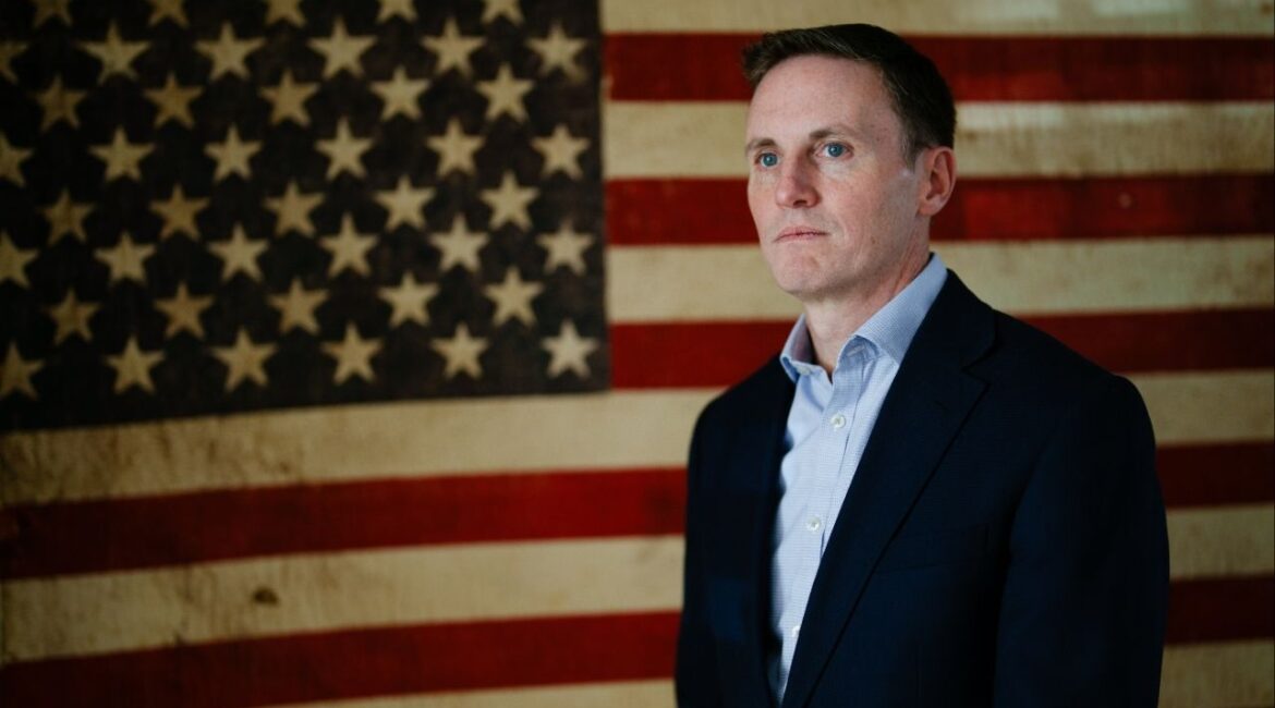 J.P. Cooney, the former top deputy to the special prosecutor Jack Smith, in Arlington, Va., on Tuesday, Feb. 10, 2026. Cooney is expected to announce on Wednesday that he is seeking election to Congress in a newly drawn district in Northern and Central Virginia, running as a Democrat. (Erin Schaff/The New York Times)