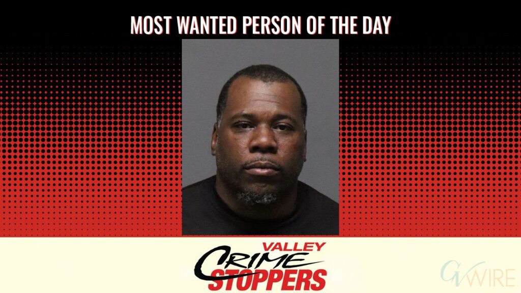Johnathan Lee Sconiers is Valley Crime Stoppers' Most Wanted Person of the Day for Feb. 24, 2026. (Valley Crimes Stoppers)