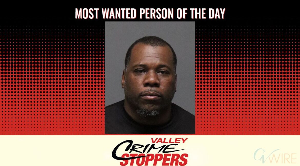 Johnathan Lee Sconiers is Valley Crime Stoppers' Most Wanted Person of the Day for Feb. 24, 2026. (Valley Crimes Stoppers)