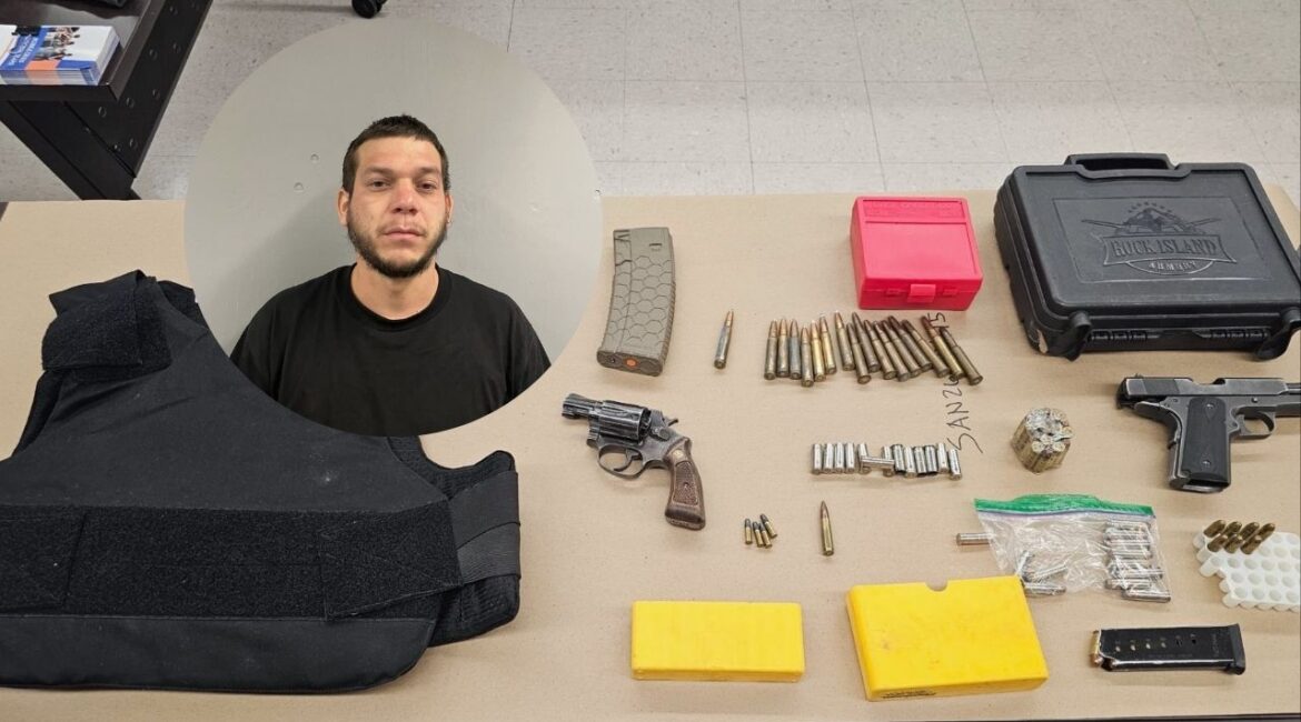 Josiah Ruiz Escobar, 29, was arrested on Friday, Feb. 13, 2026, after police said he assaulted his girlfriend. (Sanger PD)