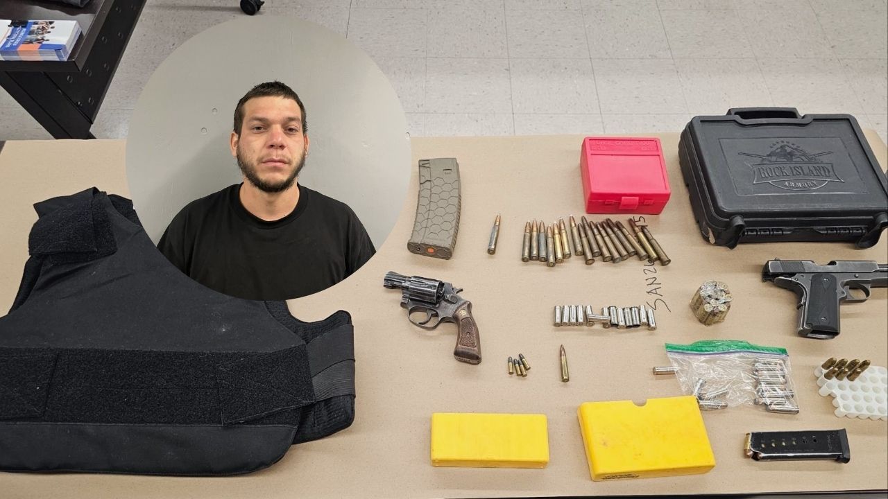 Josiah Ruiz Escobar, 29, was arrested on Friday, Feb. 13, 2026, after police said he assaulted his girlfriend. (Sanger PD)