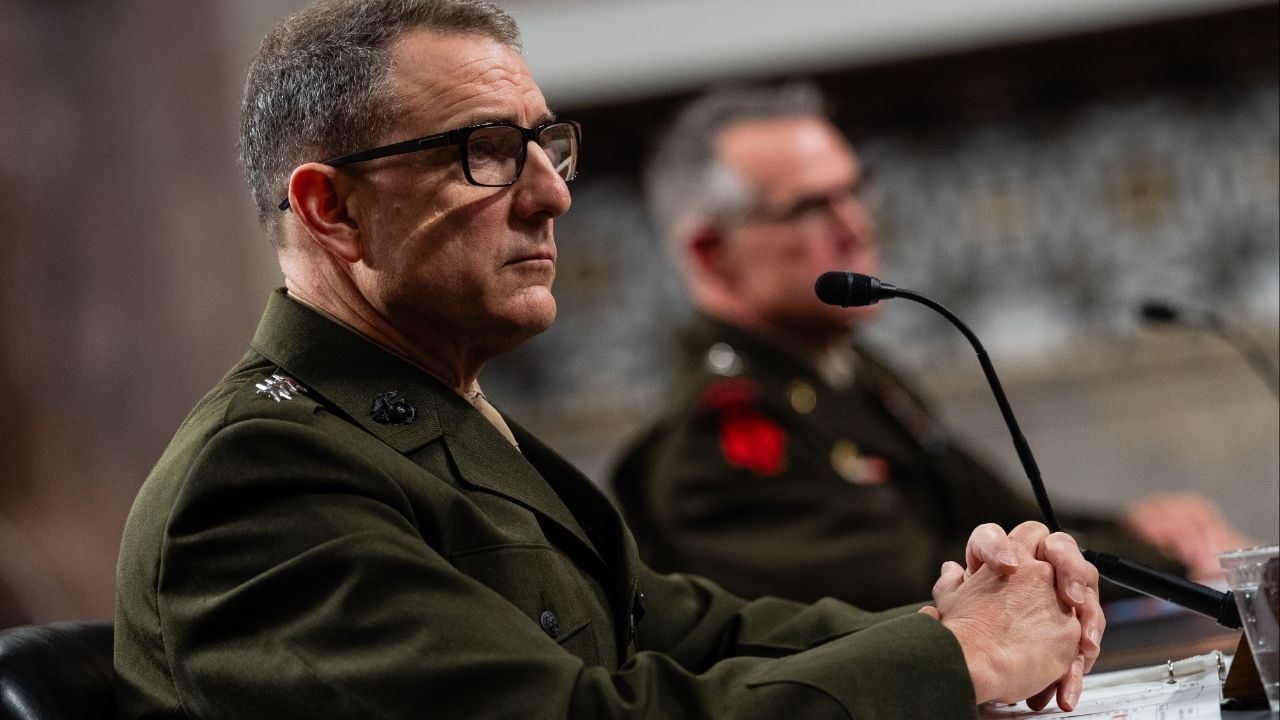 Lt. Gen. Francis Donovan, President Donald Trump’s nominee to be commander of the U.S. on Capitol Hill in Washington, on Thursday, Jan. 15, 2026. A U.S. military strike blew up a boat suspected of moving drugs in the eastern Pacific Ocean on Feb. 5, killing two people; it was the first such strike authorized by Donovan in his new role. (Eric Lee/The New York Times)