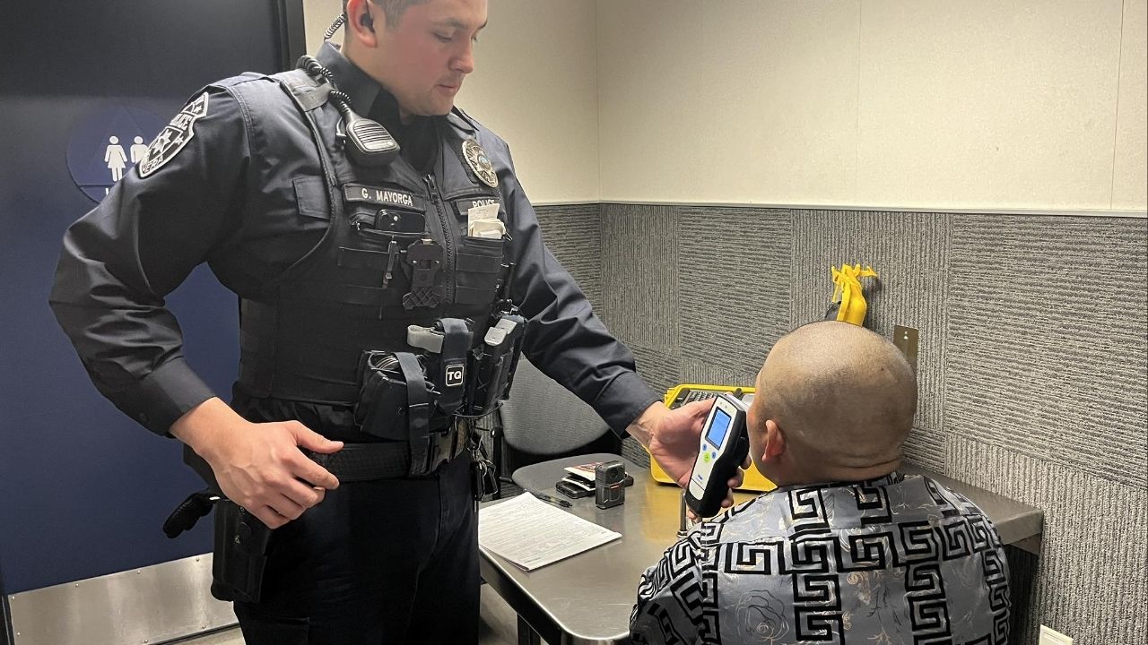 Madera police said early Sunday, Feb. 22, 2026, that an officer arrested a driver during a nighttime traffic stop after finding the person’s blood alcohol content was more than twice the legal limit. (Madera PD),