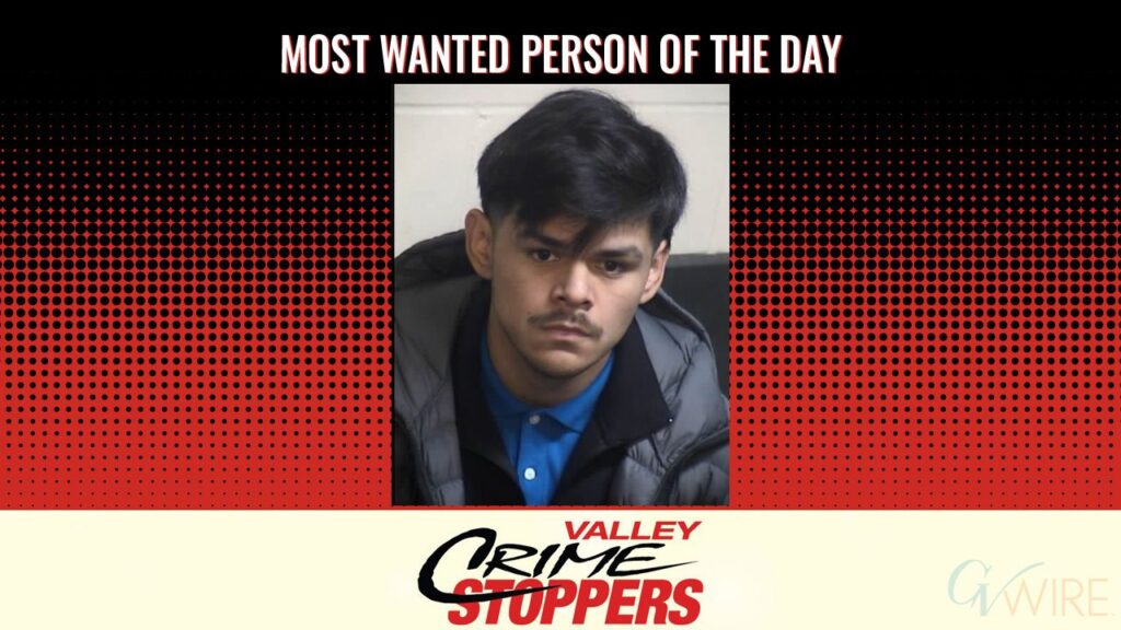 Mario Orozco is Valley Crime Stoppers' Most Wanted Person of the Day for Dec. 9, 2025. (Valley Crimes Stoppers)