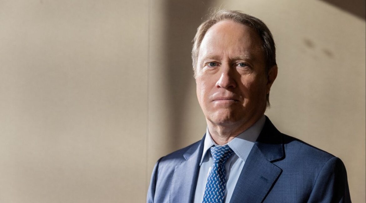 Morgan Stanley's incoming CEO Ted Pick poses for a portrait in New York City, U.S., December 21, 2023. (Reuters/Jeenah Moon)