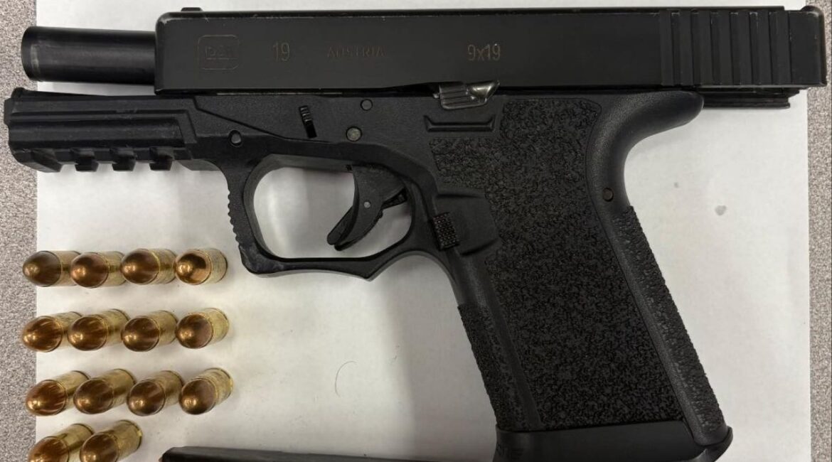 On Friday, Feb. 20, 2026, Chowchilla police arrested a 20-year-old Yuba City man after a traffic stop in the 100 block of South Montgomery Lake Way led to the discovery of a concealed, loaded and unregistered firearm with an extended magazine. (Chowchilla PD)