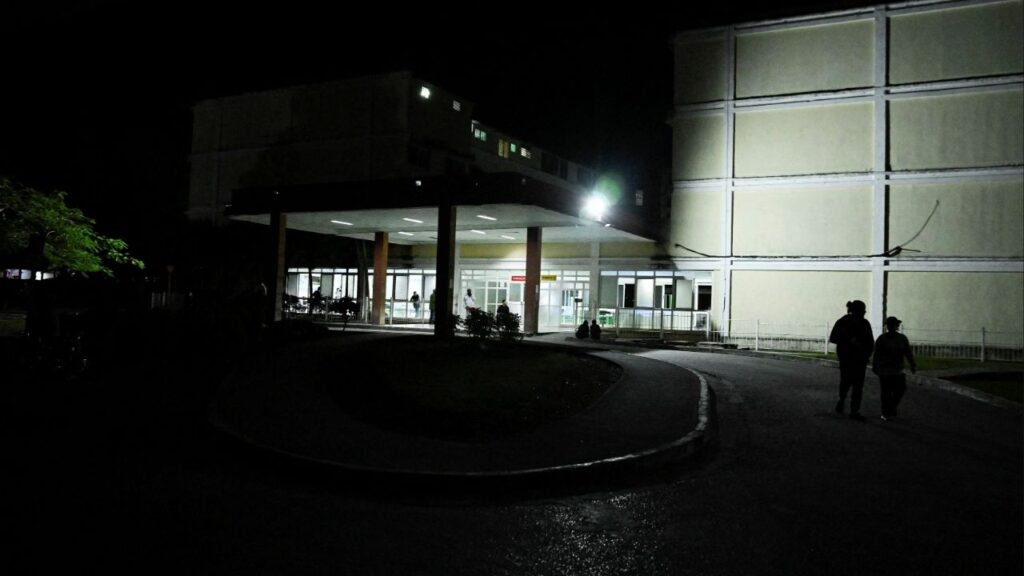 People approach the entrance of the Provincial Clinical–Surgical Hospital "Arnaldo Milian Castro," where, according to local information, injured people were being treated after an armed incident involving a Florida-registered speedboat and a Cuban patrol, at a time of heightened tensions with the United States, in Santa Clara, Cuba, February 25, 2026. (Reuters/Norlys Perez TPX IMAGES OF THE DAY)