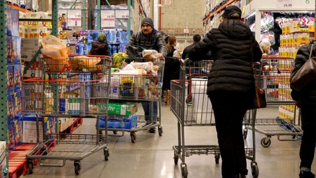 People shop at a Costco store in the Staten Island borough of New York City, U.S., January 16, 2026. (Reuters File)