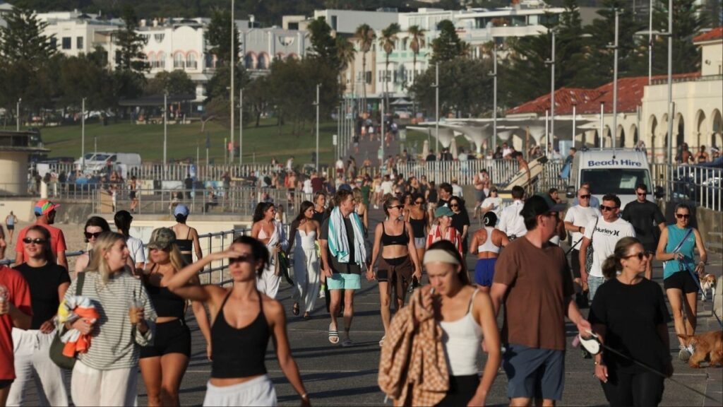 People walk as the crime scene was reopened following the mass shooting at Bondi Beach on Sunday, in Sydney, Australia, December 19, 2025. (Reuters File)