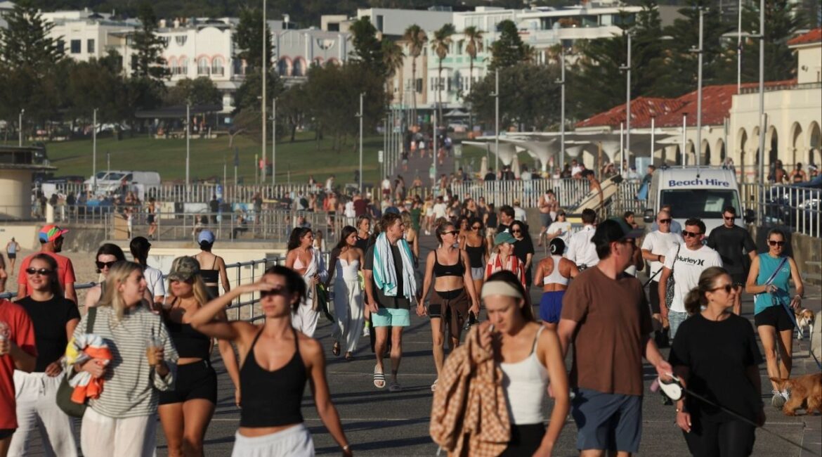 People walk as the crime scene was reopened following the mass shooting at Bondi Beach on Sunday, in Sydney, Australia, December 19, 2025. (Reuters File)