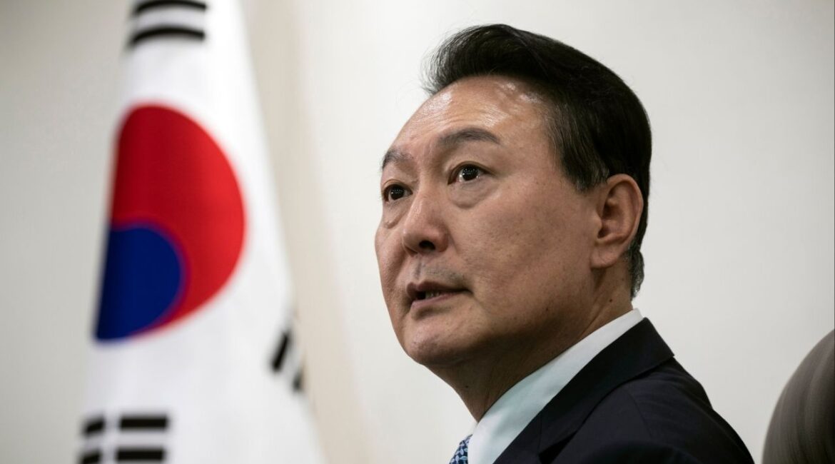 President Yoon Suk Yeol of South Korea in Seoul on Sept. 14, 2022. Yoon was sentenced to life imprisonment on Feb. 19, 2026 after being found guilty of masterminding an insurrection when he declared martial law in 2024, a move that plunged the country into a constitutional crisis. (Woohae Cho/The New York Times)