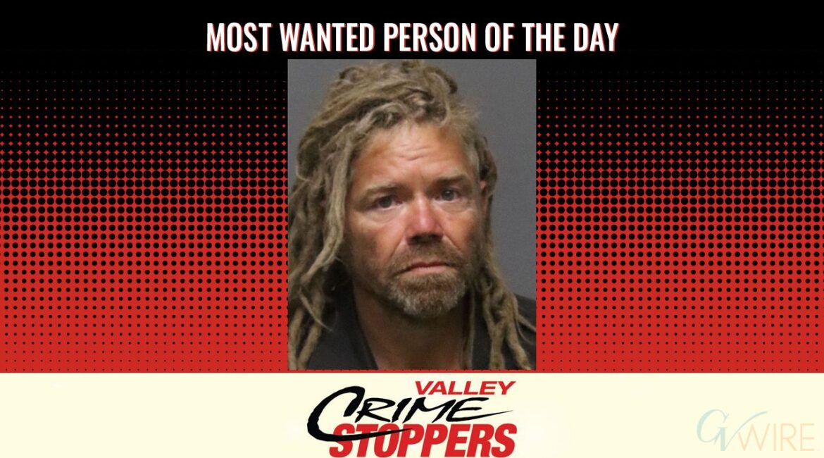 Richard James Rich is Valley Crime Stoppers' Most Wanted Person of the Day for Feb. 12, 2026. (Valley Crimes Stoppers)