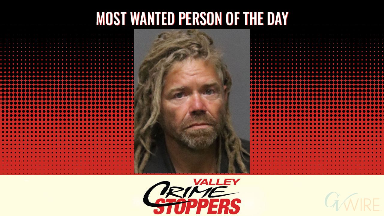 Richard James Rich is Valley Crime Stoppers' Most Wanted Person of the Day for Feb. 12, 2026. (Valley Crimes Stoppers)