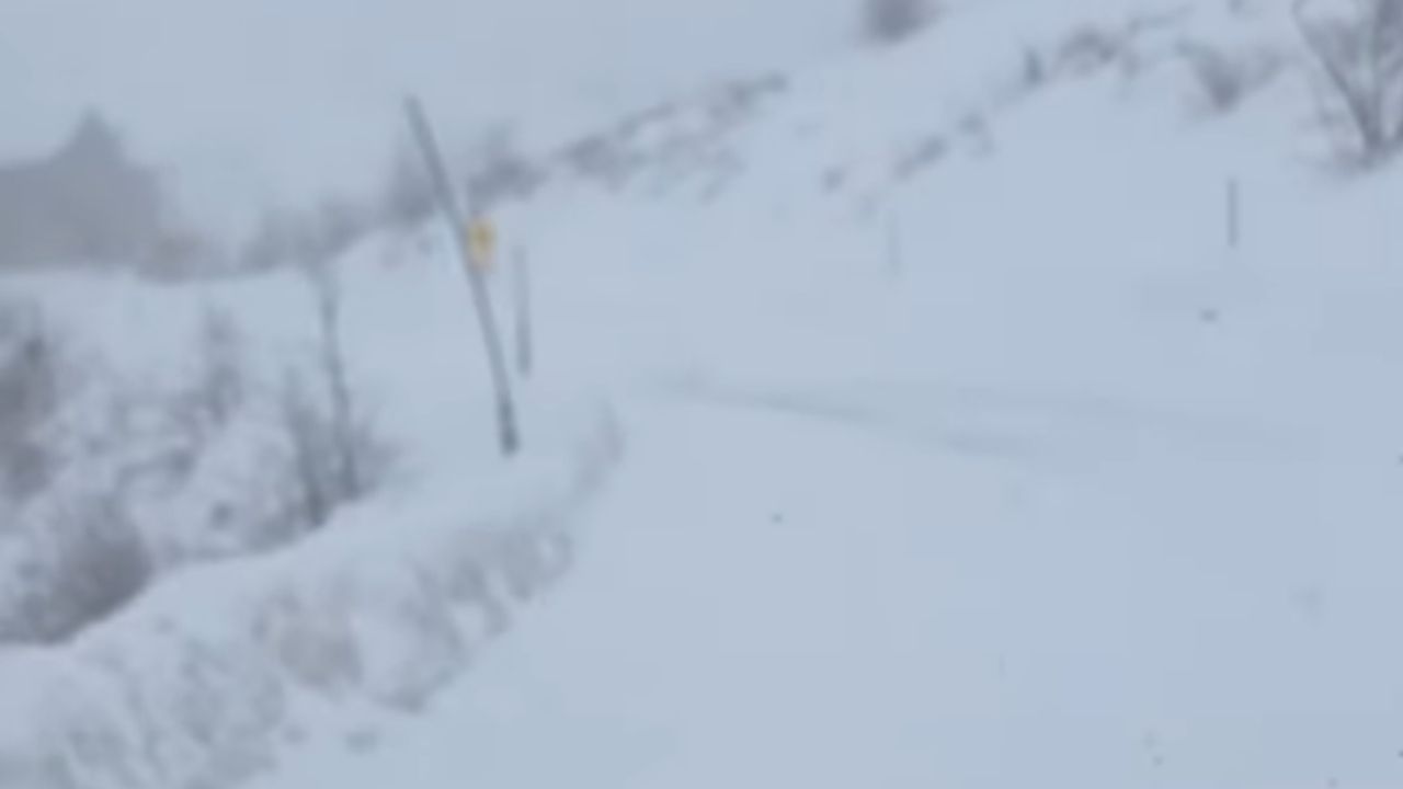 The California Highway Patrol cautioned drivers Thursday that a six-mile stretch of Highway 168 near Shaver Lake is experiencing heavy snow and gusty winds, creating near-whiteout conditions and requiring chains and slow, careful driving. (CHP)