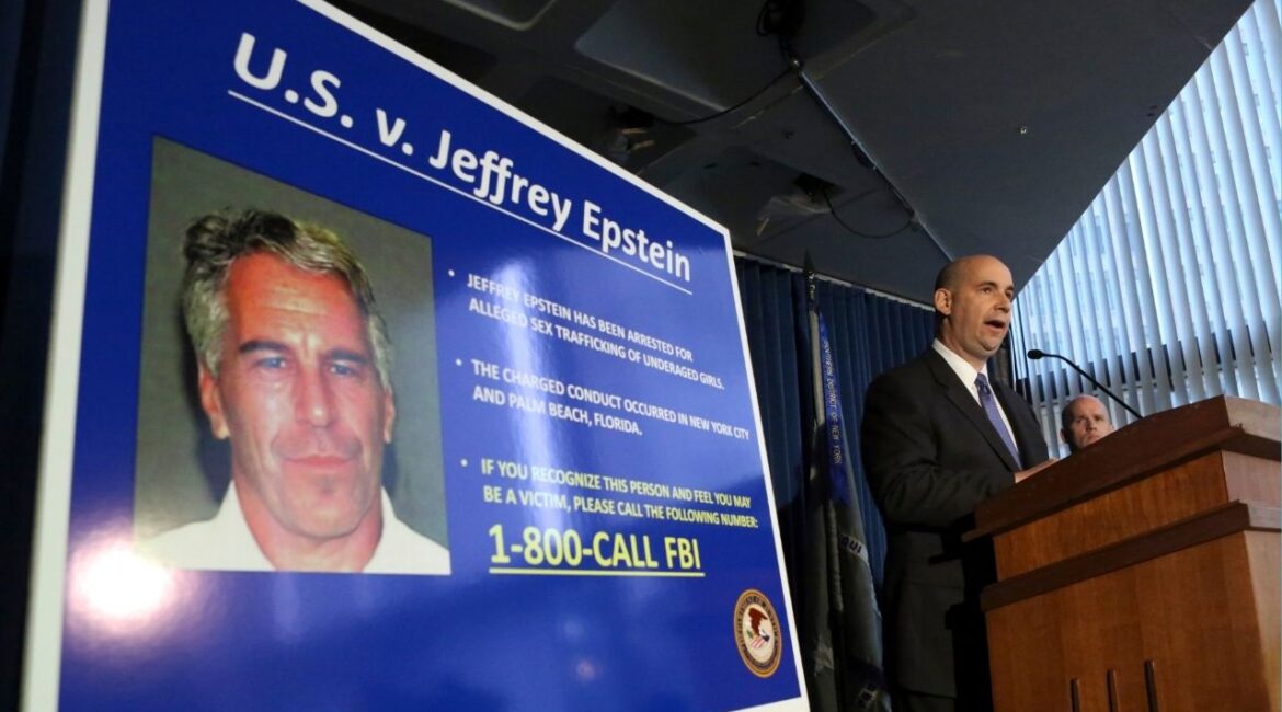 The FBI’s William Sweeney speaks at a news conference announces sex trafficking charges against Jeffrey Epstein, in New York, July 8, 2019. A draft indictment against Epstein prepared by federal prosecutors in 2007 listed a series of sex crimes he was accused of committing against more than a dozen teenage girls over six years, saying he told one 16-year-old victim that bad things could happen to her if she reported what had transpired at his house. (Jefferson Siegel/The New York Times)