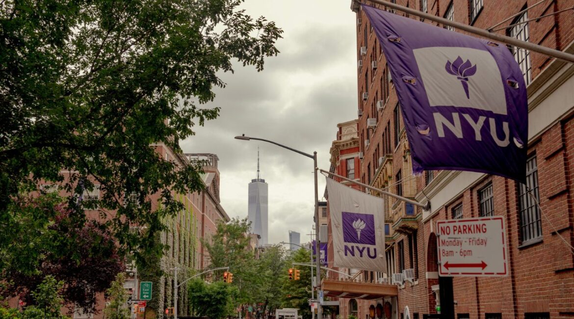 The New York University campus in Manhattan, on Aug. 28, 2023. New York University said it is cooperating with a congressional investigation into Jefferey Epstein’s activities. (Amir Hamja The New