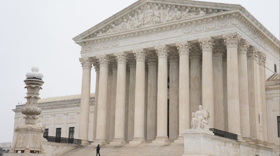 The Supreme Court in Washington on Friday, Feb. 20, 2026. After the Trump administration’s punishing tariffs were invalidated, the president said he would impose new tariffs using a different authority. It’s been a whirlwind. (Eric Lee/The New York Times)