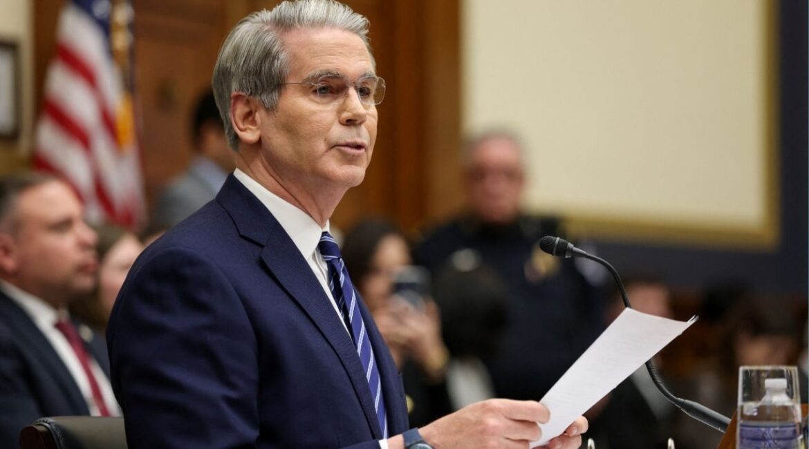 U.S. Treasury Secretary Scott Bessent testifies before a House Financial Services Committee hearing about the annual report of the Financial Stability Oversight Council, on Capitol Hill in Washington, D.C., U.S., February 4, 2026. (Reuters/Kylie Cooper)