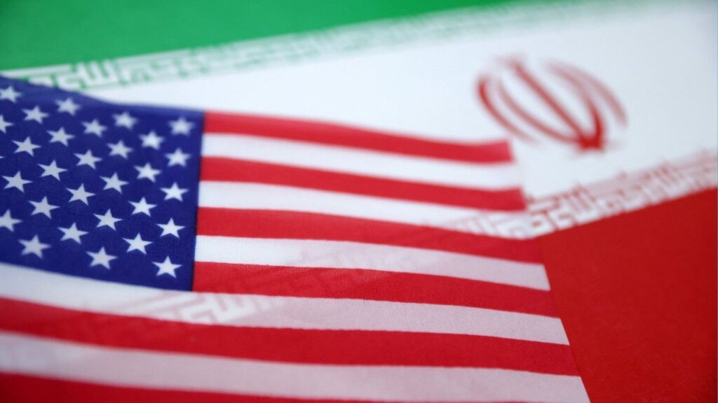 U.S. and Iran flags are seen in this illustration taken June 18, 2025. (Reuters/Dado Ruvic/Illustration)