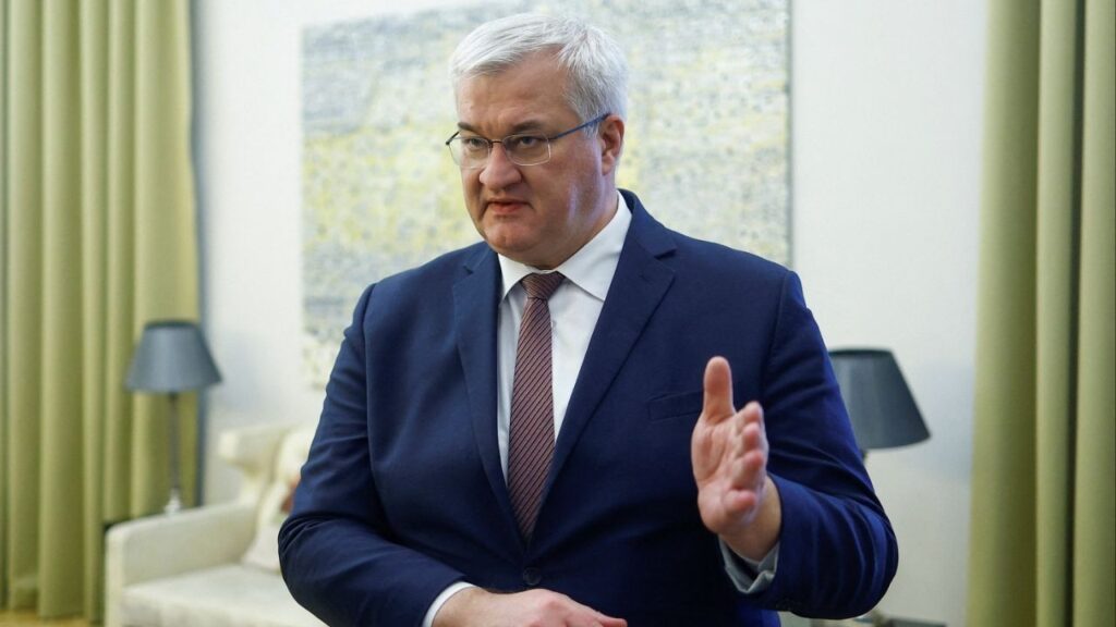 Ukraine's Foreign Minister Andrii Sybiha speaks during an interview with Reuters, amid Russia's attack on Ukraine, in Kyiv, Ukraine February 6, 2026. (Reuters/Valentyn Ogirenko)