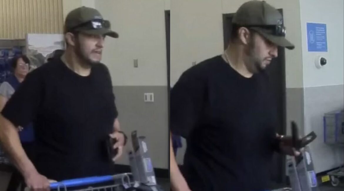 Visalia police are seeking the public’s help identifying a man who allegedly stole merchandise from a Walmart on Noble Avenue and falsely claimed to be a law enforcement officer when confronted. (Visalia PD)