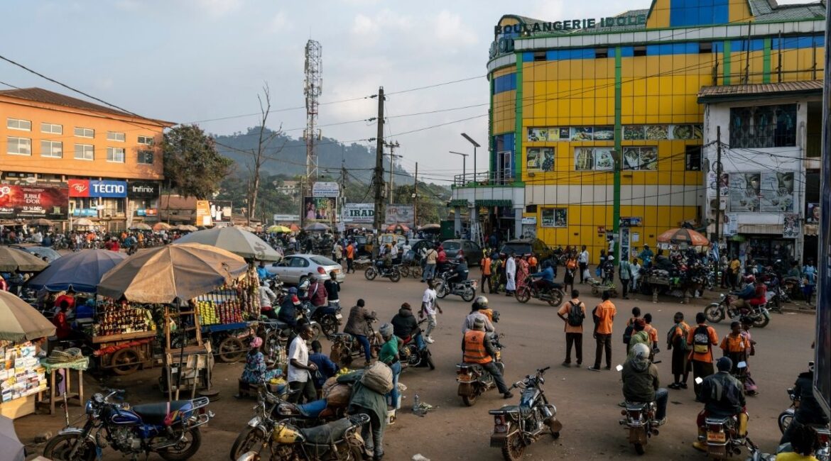 The city of Yaoundé, Cameroon, Dec. 4, 2025. In a secret deportation arrangement, the Trump administration flew nine people, nearly all of whom had been granted U.S. court protections from being sent back to their home countries, to the African nation of Cameroon in January. (Arlette Bashizi/The New York Times)