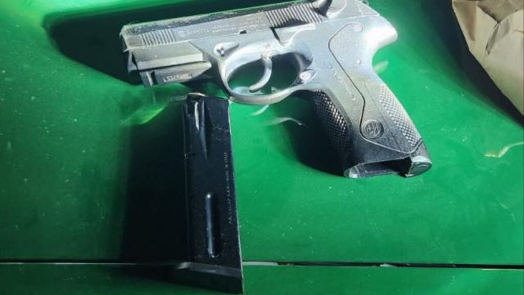 A 17-year-old was arrested Sunday, March 29, 2026, in Planada after Merced County Sheriff's Office deputies responding to reports of gunfire found the juvenile carrying a loaded .40-caliber handgun and marijuana. (Merced County SO)