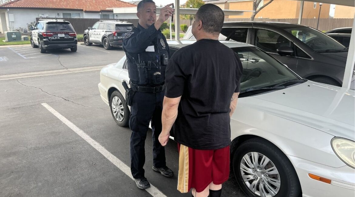 A man was taken into custody Saturday, March 7, 2026, afternoon after Madera police say he nearly struck several vehicles while driving at almost three times the legal alcohol limit. (Madera PD)