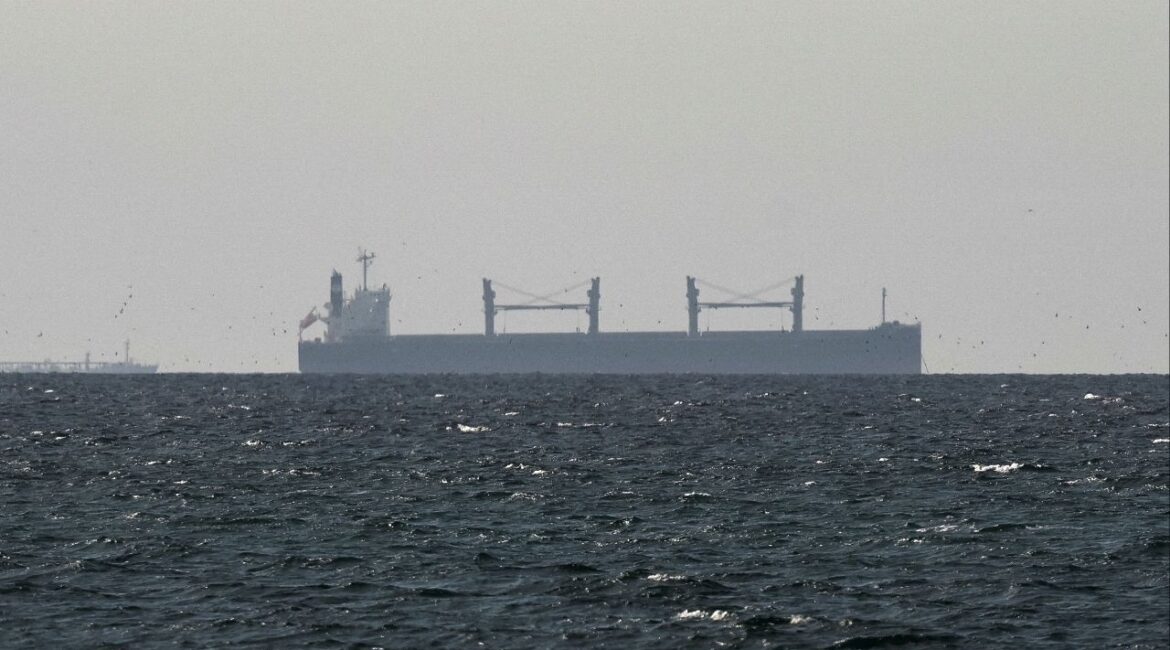A tanker sails in the Gulf, near the Strait of Hormuz, as seen from northern Ras al-Khaimah, near the border with Oman’s Musandam governance, amid the U.S.-Israeli conflict with Iran, in United Arab Emirates, March 11, 2026. (Reuters File)