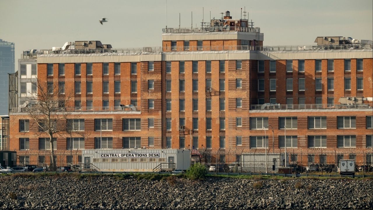 A view of Rikers Island in New York, Nov. 3, 2025. Two people detained at the Rikers Island jail complex in New York have died in the past week, the first deaths under Mayor Zohran Mamdani, who faces a 2027 deadline to close the troubled facility. (Karsten Moran/The New York Times)