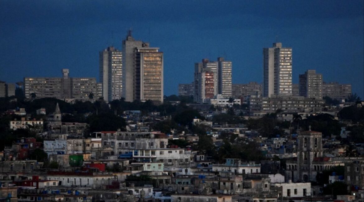 A view of sunrise as Cuba begins efforts to restore power after its grid collapsed for the second time in a week amid a U.S. oil blockade that has dealt a major blow to the island's already ailing energy infrastructure, in Havana, Cuba March 22, 2026. (Reuters/Norlys Perez)