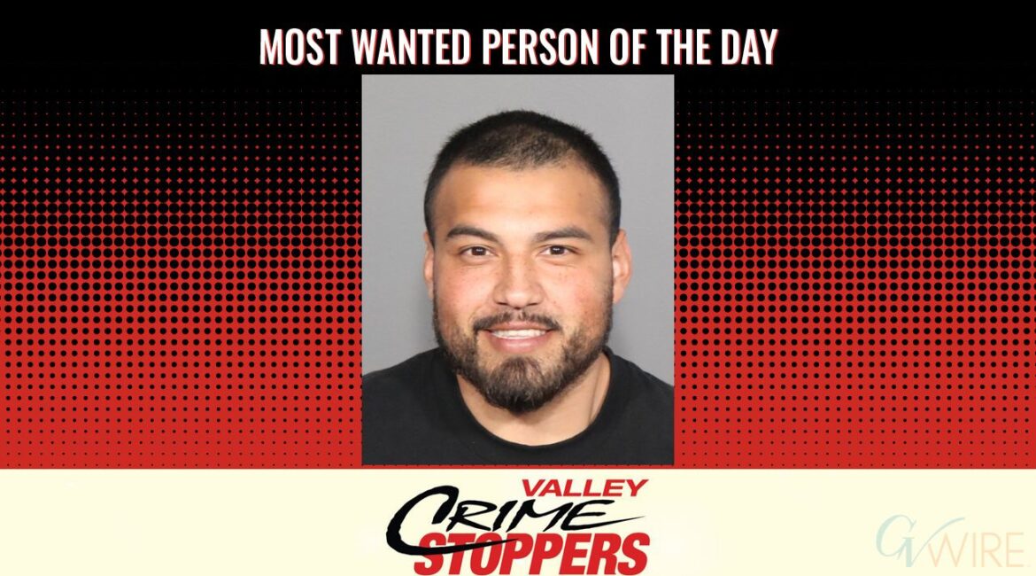 Andres Alejandro Garcia-Robles is Valley Crime Stoppers' Most Wanted Person of the Day for March 17, 2026. (Valley Crimes Stoppers)