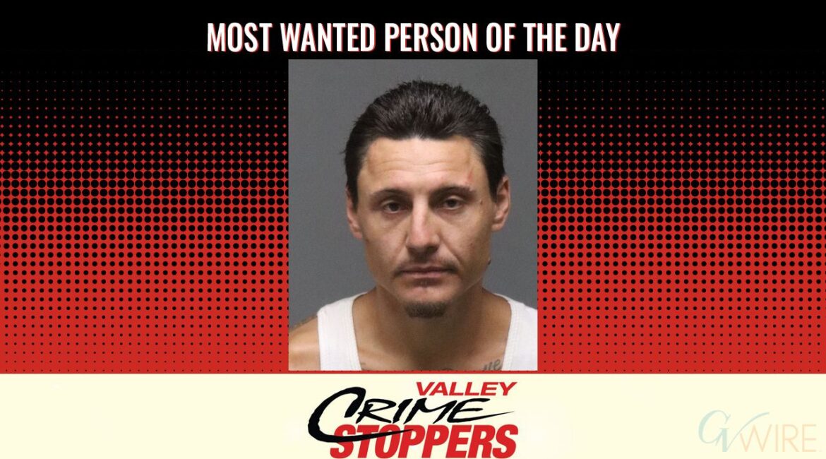 Anthony Frank Rosado is Valley Crime Stoppers' Most Wanted Person of the Day for March 24, 2026. (Valley Crimes Stoppers)