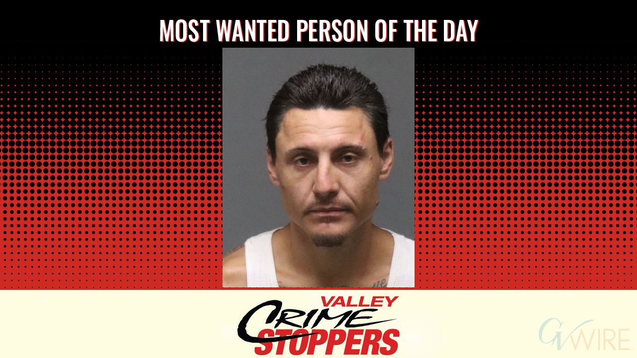 Anthony Frank Rosado is Valley Crime Stoppers' Most Wanted Person of the Day for March 24, 2026. (Valley Crimes Stoppers)