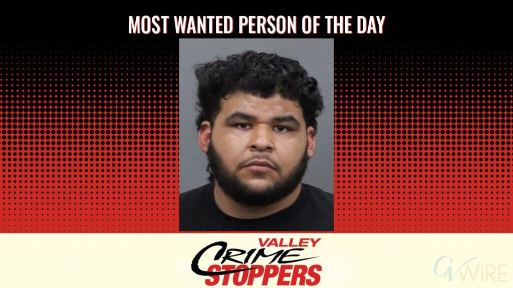 Anthony Michael Sifuentes is Valley Crime Stoppers' Most Wanted Person of the Day for March 4, 2026. (Valley Crimes Stoppers)