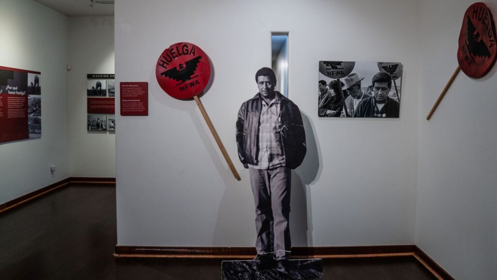 Image of the interior of the National Chavez Center in Keene, California