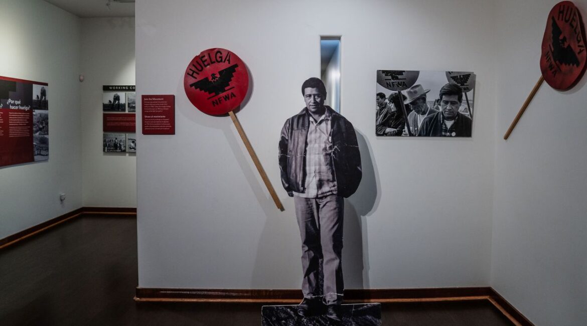 Image of the interior of the National Chavez Center in Keene, California