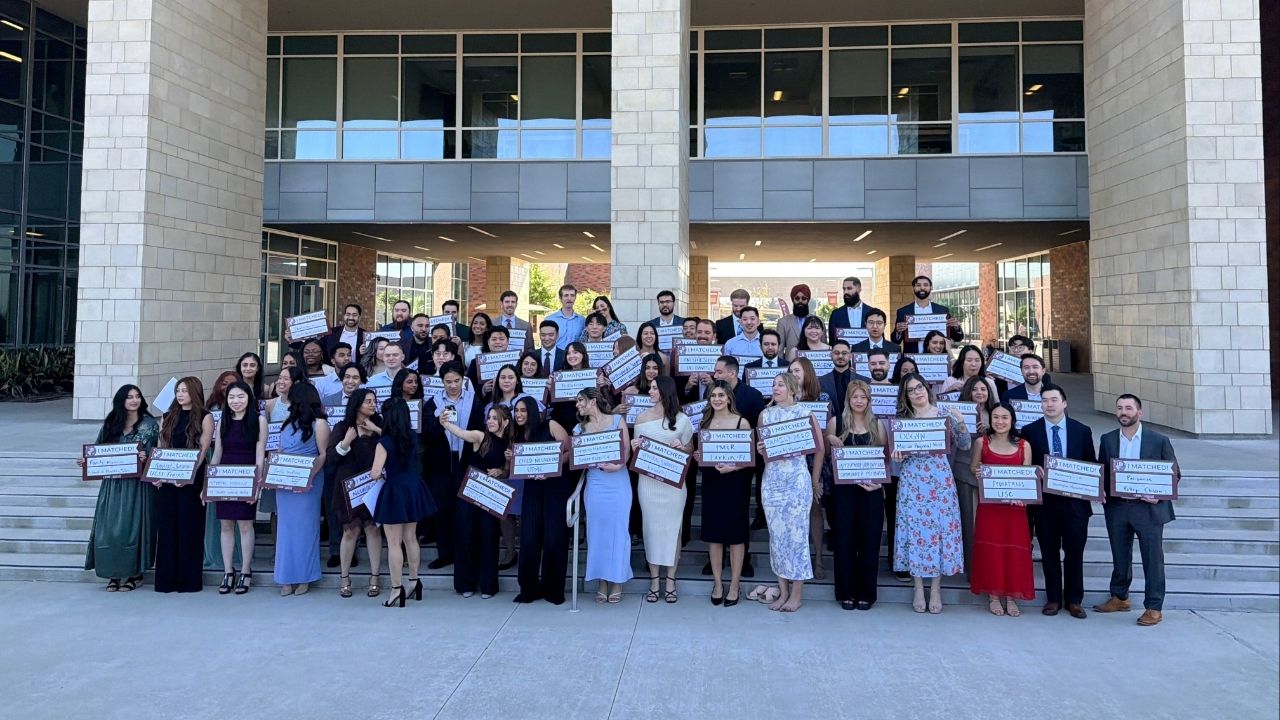 California Health Sciences University celebrated their third consecutive 100% residency match, with a third of graduates staying local on Friday, March 20, 2026. (GV Wire/Anthony W. Haddad)
