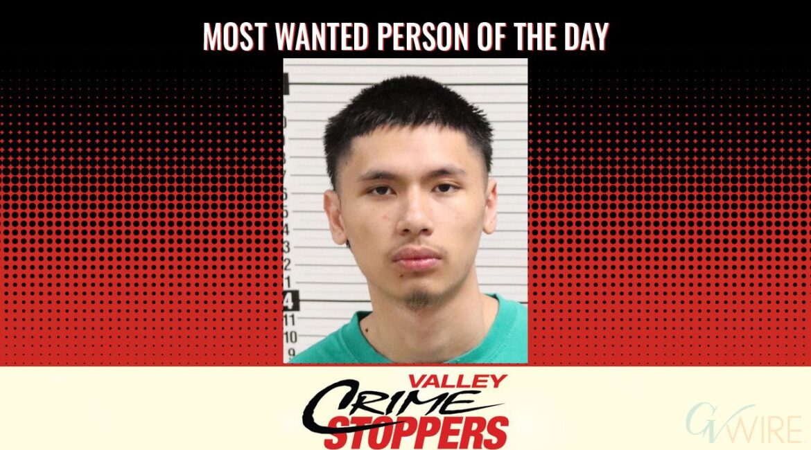 Cameron Taylor Otto is Valley Crime Stoppers' Most Wanted Person of the Day for March 30, 2026. (Valley Crimes Stoppers)