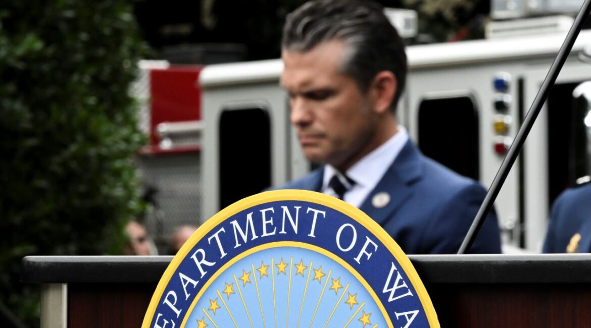 Image of Defense Secretary Pete Hegseth