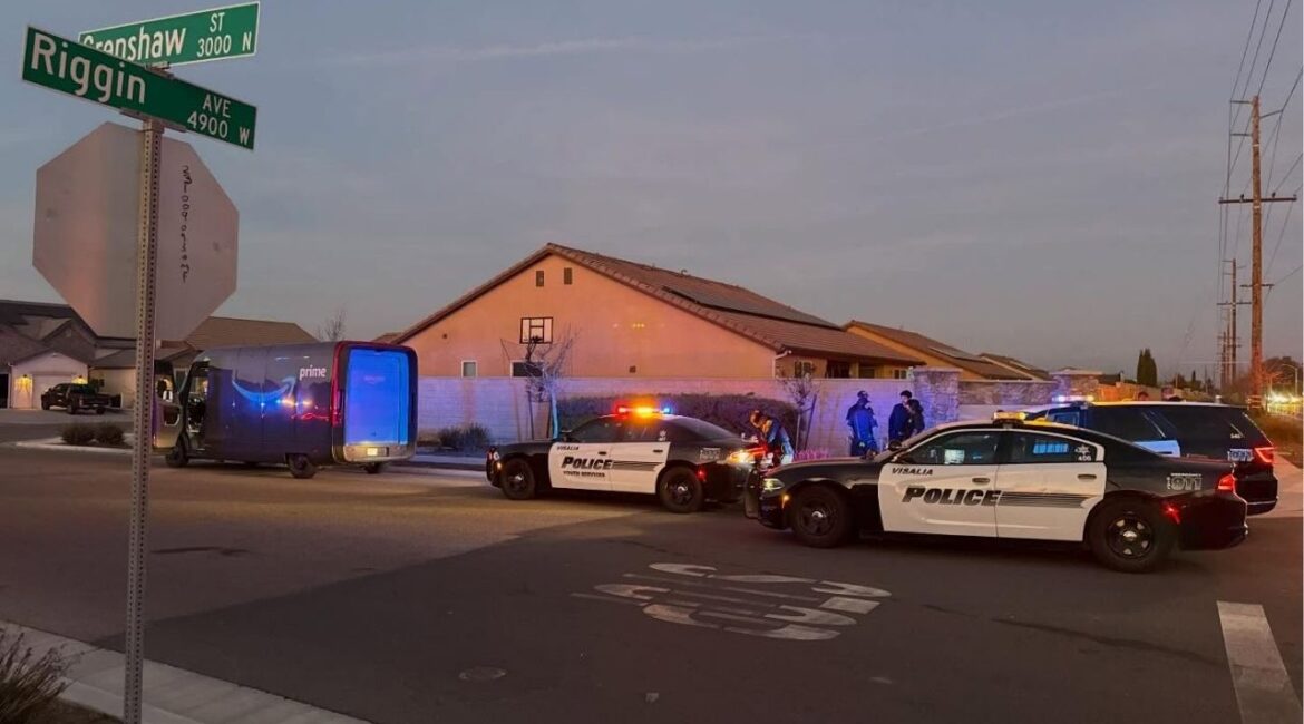 Daniel Seamons, 46, of Clovis, was arrested on multiple charges after allegedly waking up while firefighters tried to help him, fleeing the scene in his delivery vehicle, and crashing during a brief pursuit in Visalia. (Visalia PD)