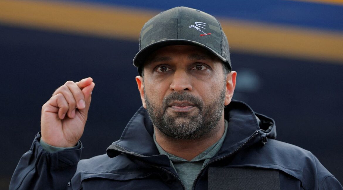 FBI Director Kash Patel announces the apprehension of Ryan Wedding, a former Canadian Olympic snowboarder who was on the FBI's Ten Most Wanted Fugitive list, during a press conference in Ontario, California, U.S., January 23, 2026. (Reuters File)