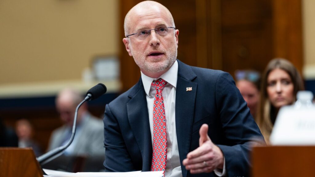 Image of Brendan Carr testifying