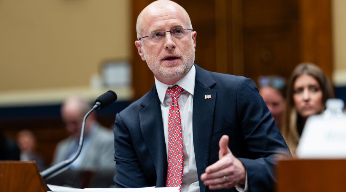 Image of Brendan Carr testifying