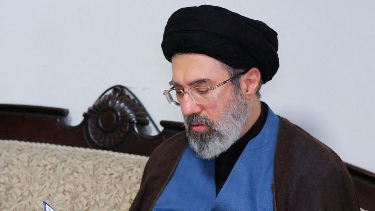 FILE PHOTO: Mojtaba Khamenei, the second son of Iran's late Supreme Leader Ayatollah Ali Khamenei, visits Hezbollah's office in Tehran, Iran, October 1, 2024. (Reuters File)