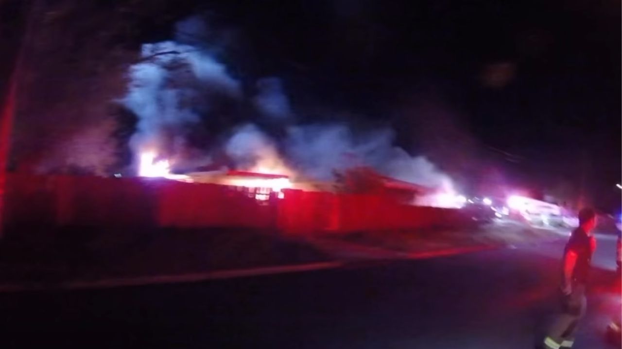 Fresno Fire Department crews battled hoarding conditions while extinguishing a house fire on East Vassar Avenue late Wednesday night, bringing the blaze under control in 40 minutes with no injuries reported but significant damage to the home.