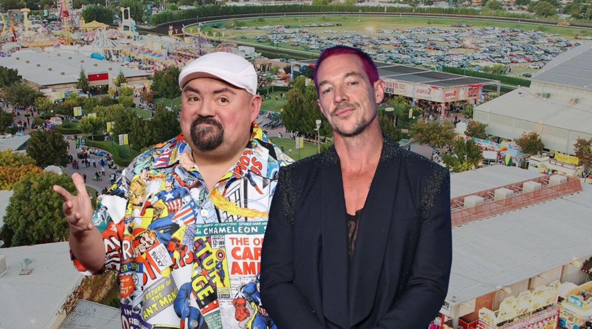 The Big Fresno Fair announced its first round of 2026 Table Mountain Concert Series shows, featuring Diplo, Gabriel “Fluffy” Iglesias, Tower of Power with WAR, and Iration, with fan club pre-sale starting March 18 and general tickets on March 25, 2026. (GV Wire Composite)
