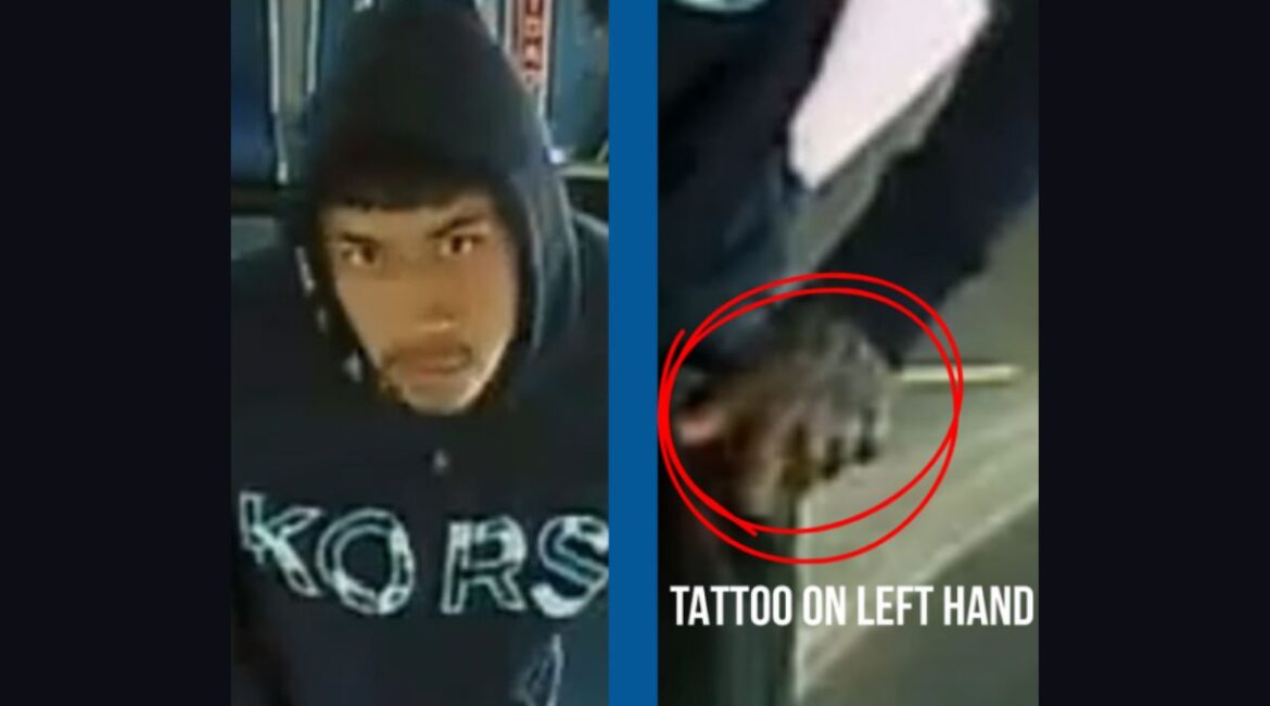 Fresno police are seeking the public’s help to identify a suspect who forcibly stole a necklace and cell phone in a robbery near Ashlan and Cornelia avenues on Feb. 22, 2026. (Fresno PD)